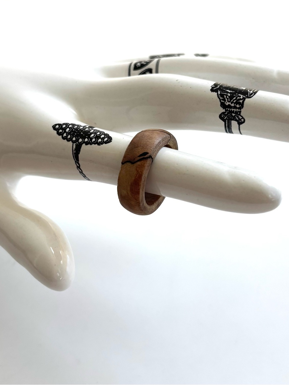 NWOT Handmade Brown Wooden Ring
